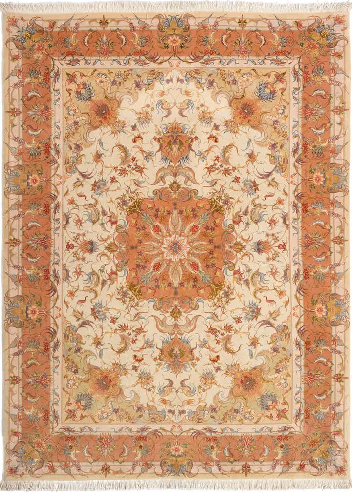 5' 1 x 6' 9 Tabriz Rug
