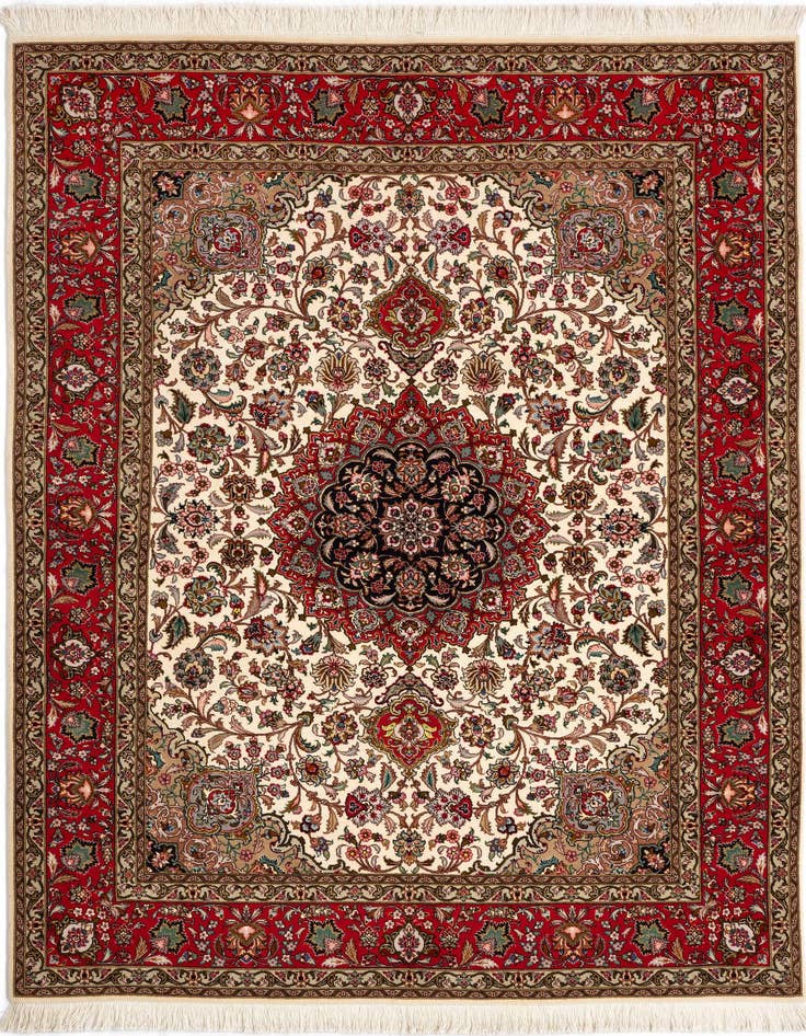 Detail image of 5' x 7' 1 Tabriz Rug