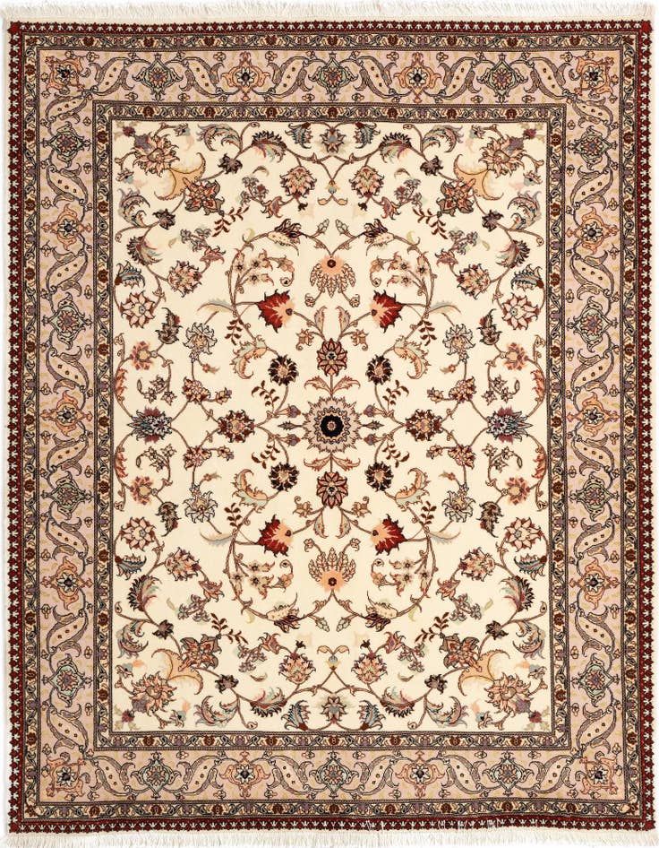 Detail image of 5' x 6' 4 Tabriz Rug