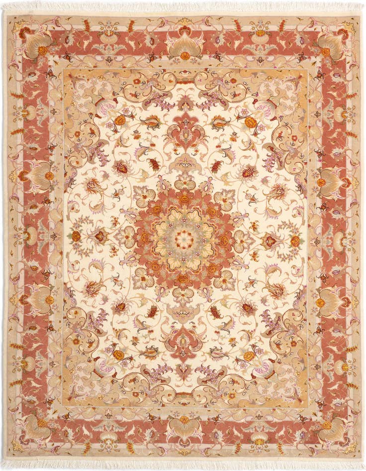 Detail image of 5' x 6' 4 Tabriz Rug