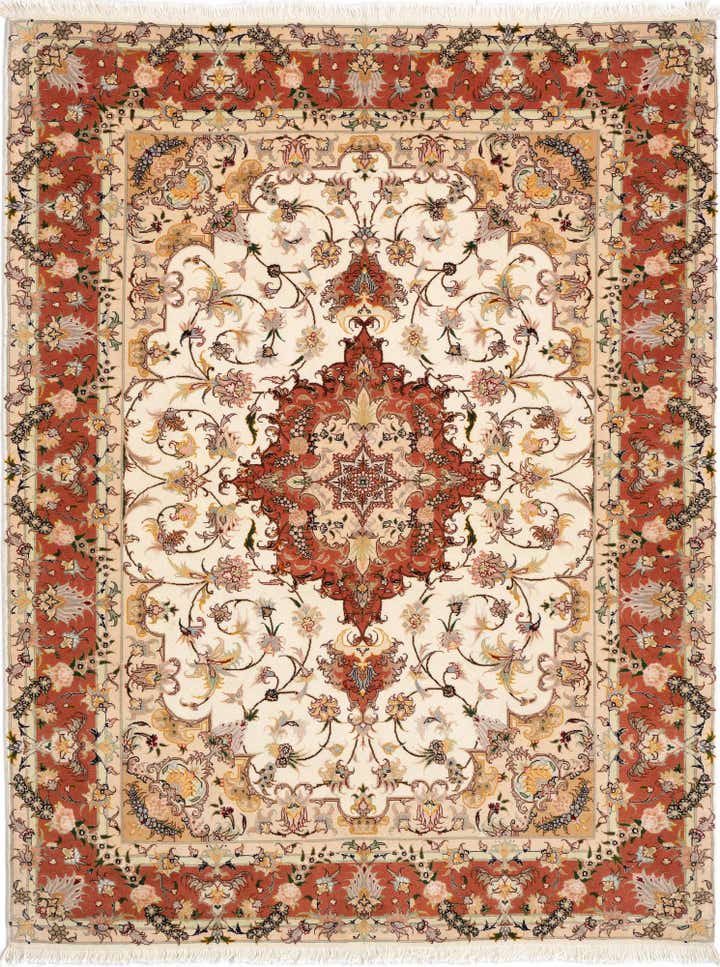 4' 10 x 6' 6 Tabriz Rug
