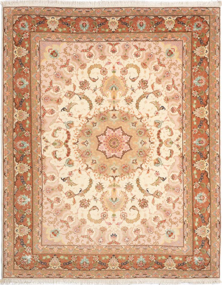 Detail image of 4' 11 x 7' 1 Tabriz Rug