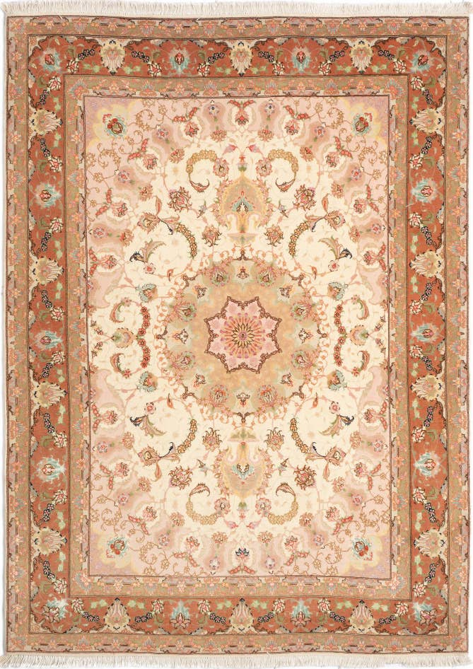 Detail image of 4' 11 x 7' 1 Tabriz Rug