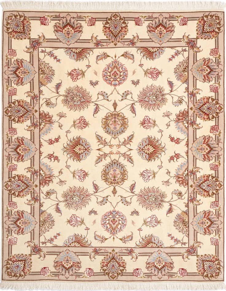 Detail image of 5' x 6' 11 Tabriz Rug