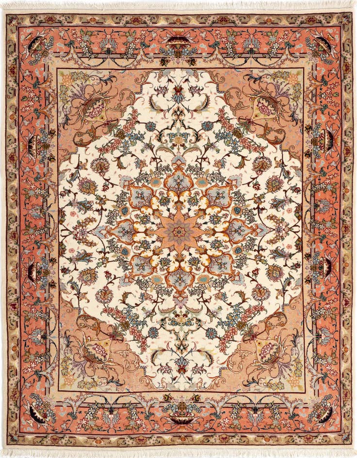 Detail image of 4' 11 x 6' 7 Tabriz Rug