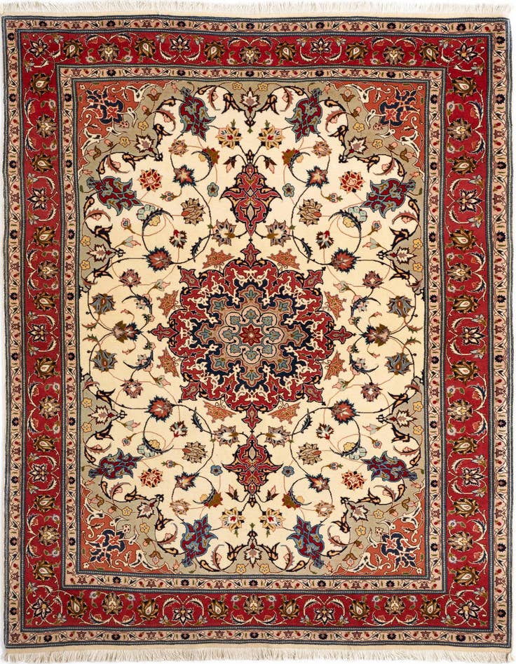Detail image of 5' x 7' 3 Tabriz Rug