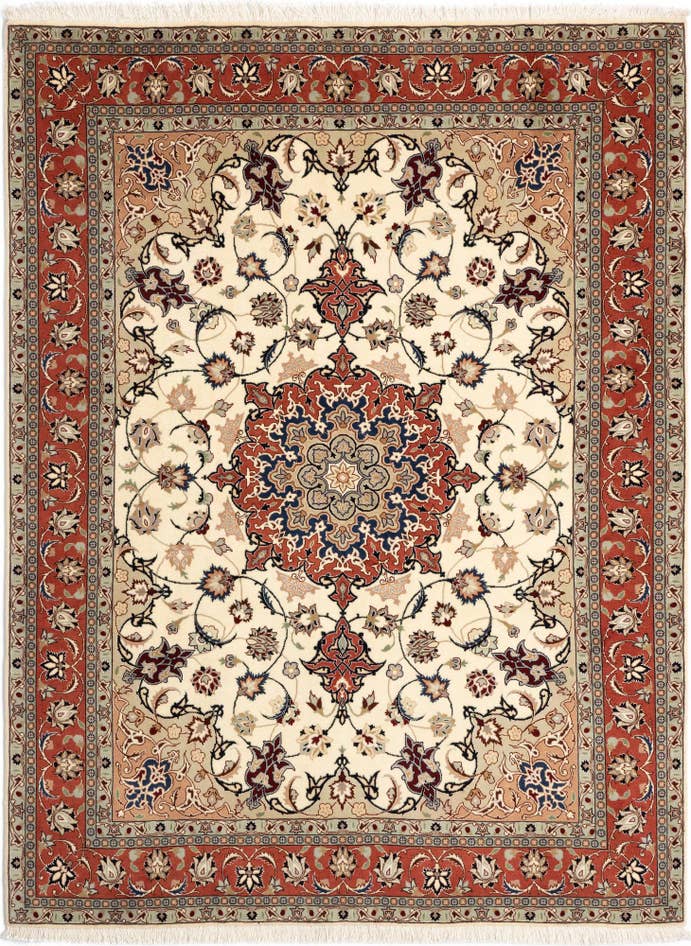 Detail image of 5' 1 x 6' 8 Tabriz Rug