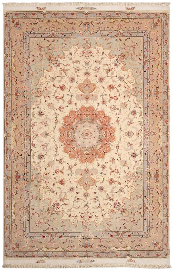 Detail image of 6' 7 x 10' 2 Tabriz Rug