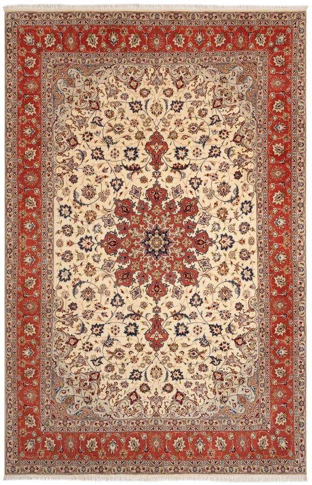 Detail image of 6' 8 x 10' Tabriz Rug