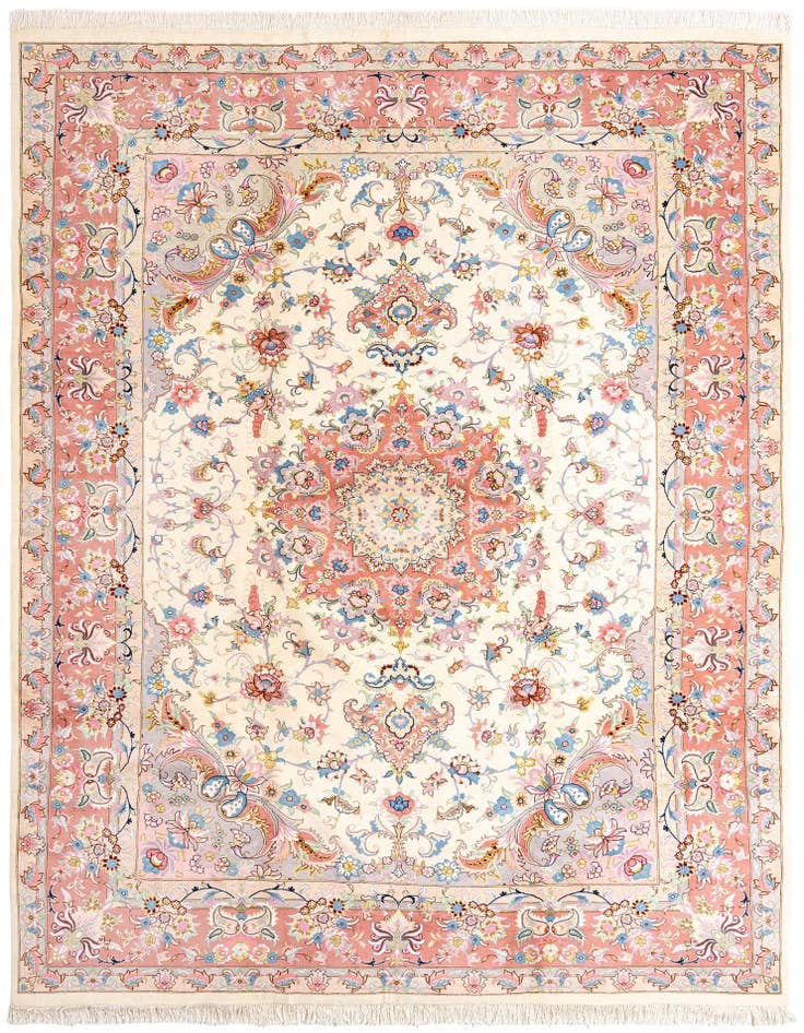 Detail image of 9' 8 x 13' Tabriz Rug