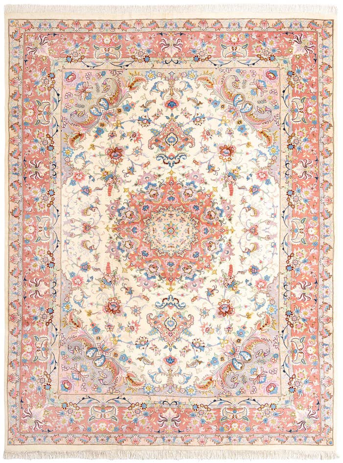 Detail image of 9' 8 x 13' Tabriz Rug