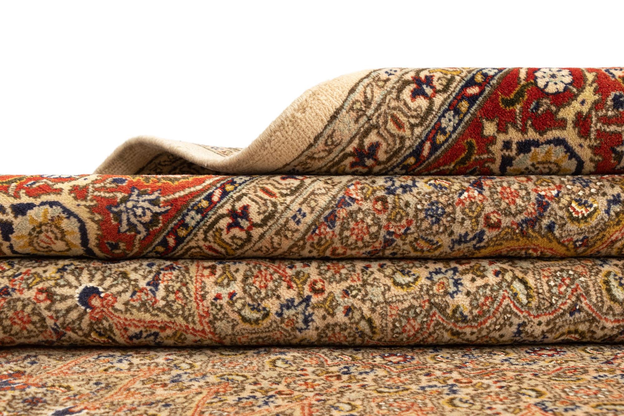 6' 6 x 9' 6 Tabriz Wool Rug