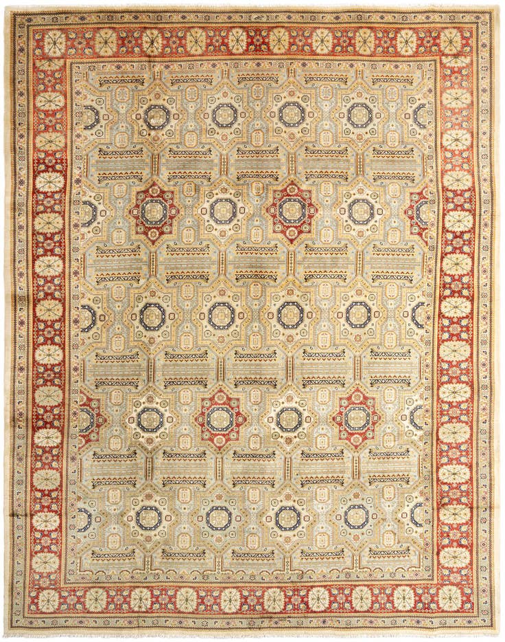 Detail image of 10' 8 x 13' 7 Tabriz Wool Rug