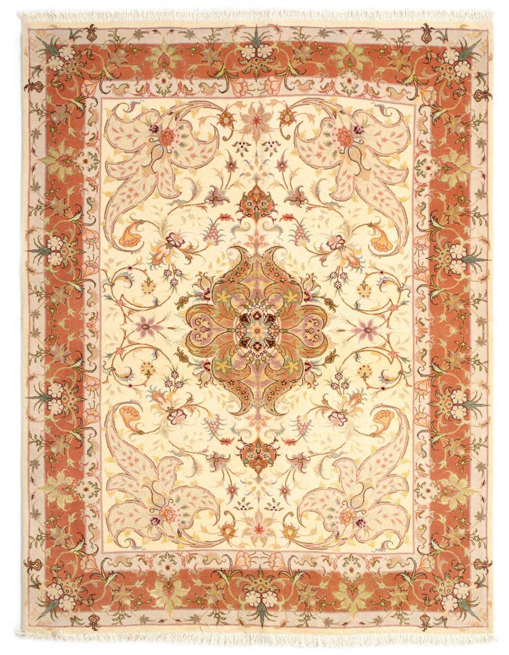 Detail image of 4' 8 x 6' 9 Tabriz Rug