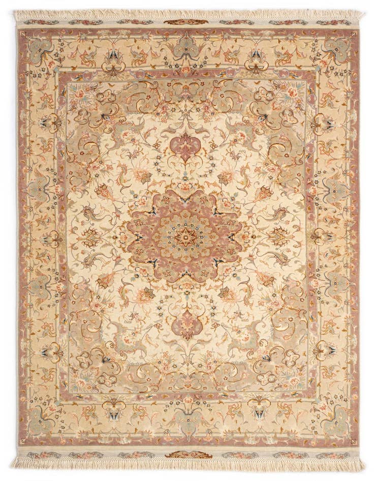 Detail image of 4' 11 x 7' Tabriz Rug