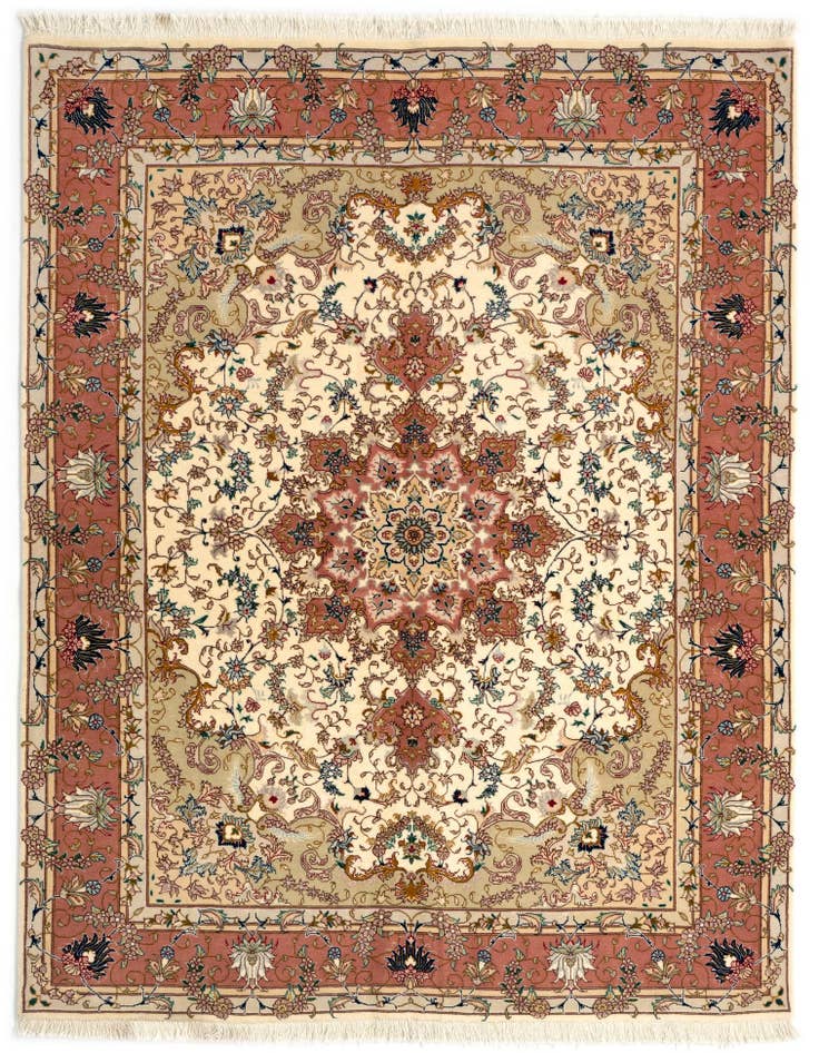 Detail image of 5' x 6' 9 Tabriz Rug
