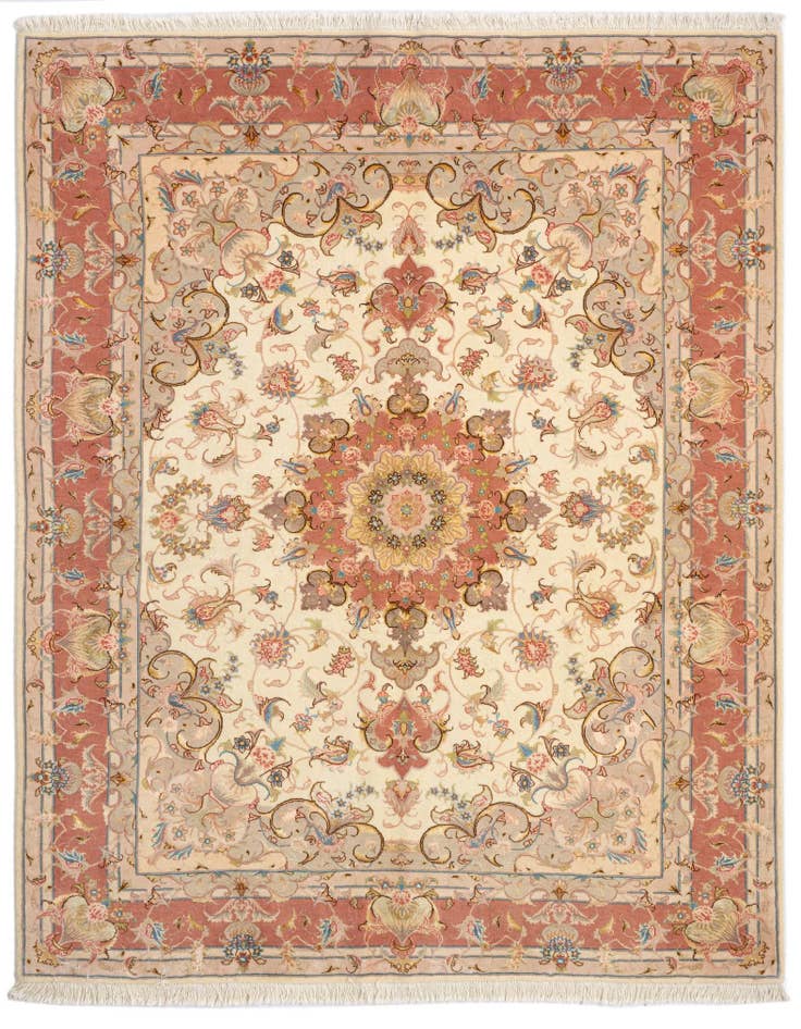 Detail image of 5' x 6' 4 Tabriz Rug