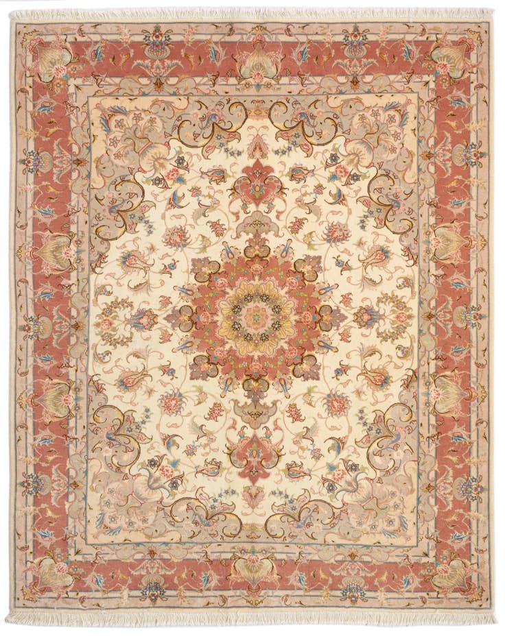 Detail image of 5' x 6' 4 Tabriz Rug