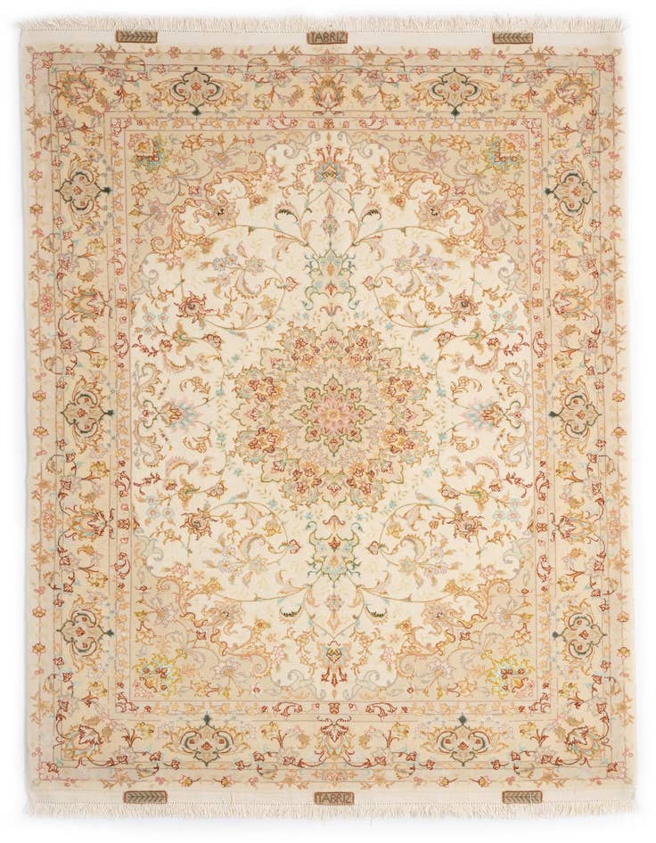 Detail image of 4' 11 x 7' Tabriz Rug
