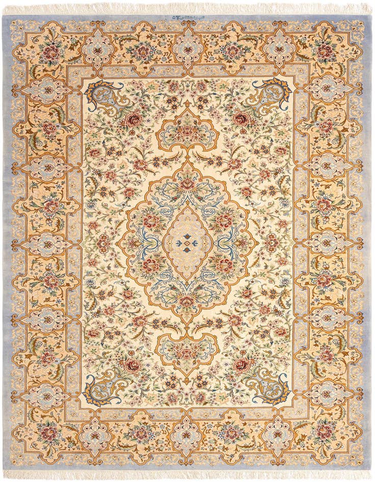Detail image of 7' 10 x 11' 8 Tabriz Wool Rug
