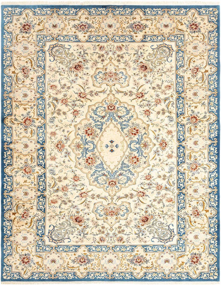 Detail image of 7' 9 x 11' 2 Tabriz Wool Rug