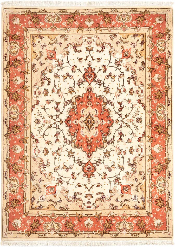 Detail image of 5' x 6' 11 Tabriz Rug
