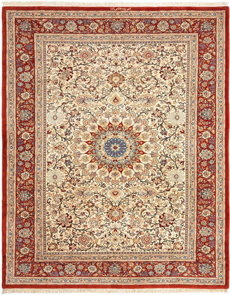 Detail image of 6' 10 x 10' 4 Tabriz Wool Rug