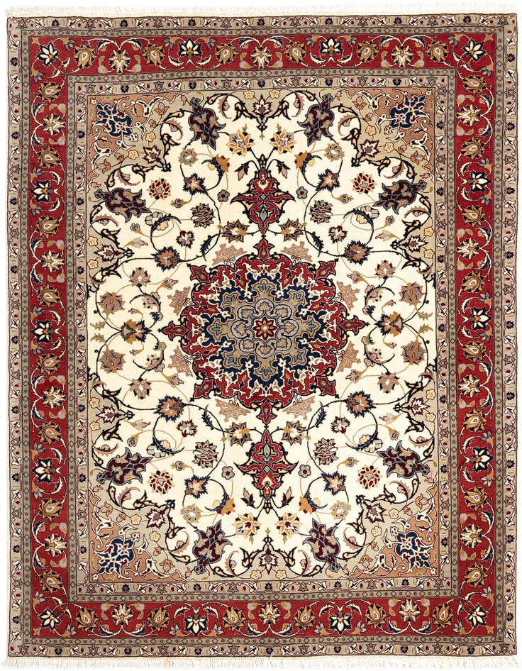 Detail image of 5' x 6' 9 Tabriz Rug