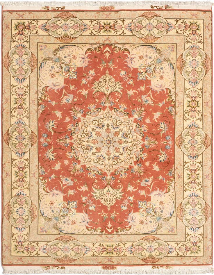 Detail image of 4' 10 x 7' 1 Tabriz Rug