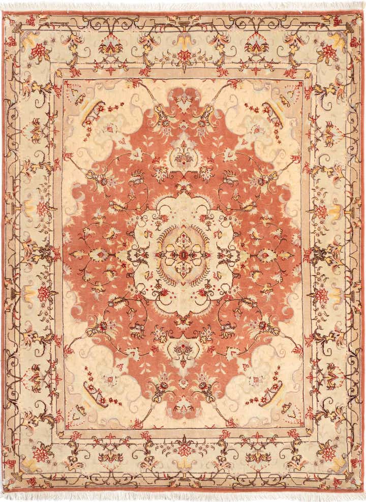 5' 1 x 6' 9 Tabriz Rug