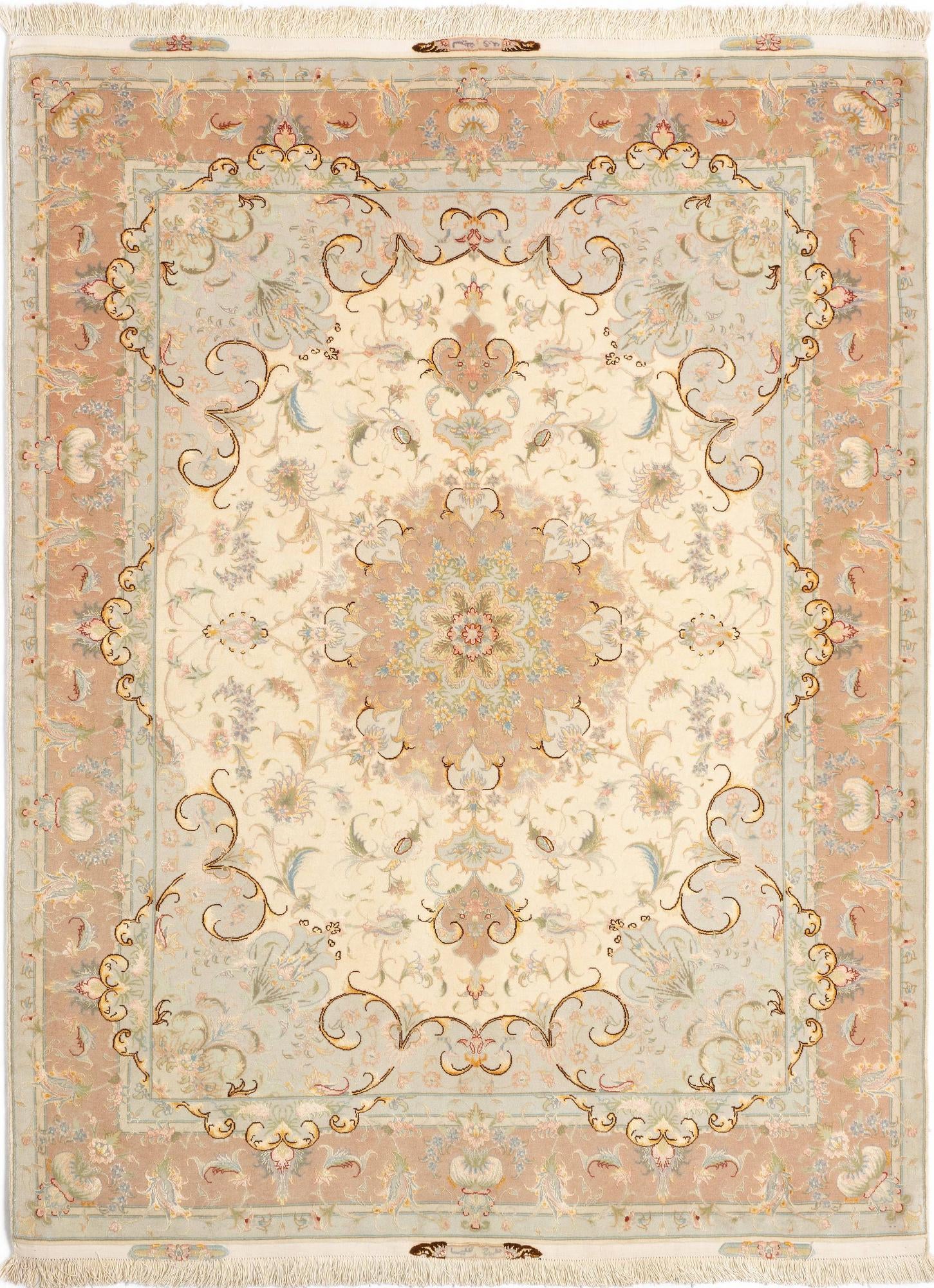 5' 1 x 6' 9 Tabriz Rug