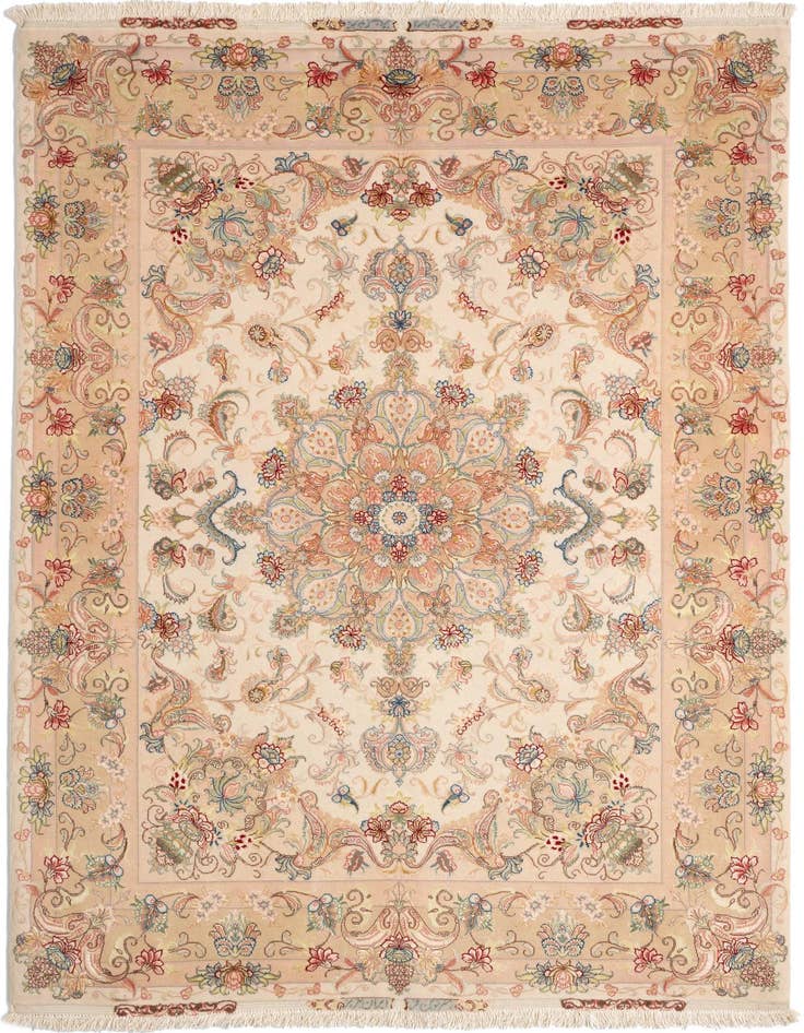 Detail image of 5' x 7' Tabriz Rug
