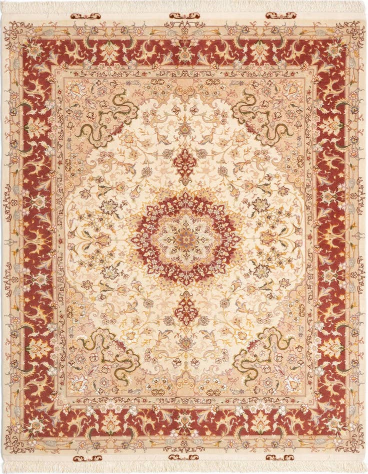 Detail image of 5' 1 x 6' 10 Tabriz Rug
