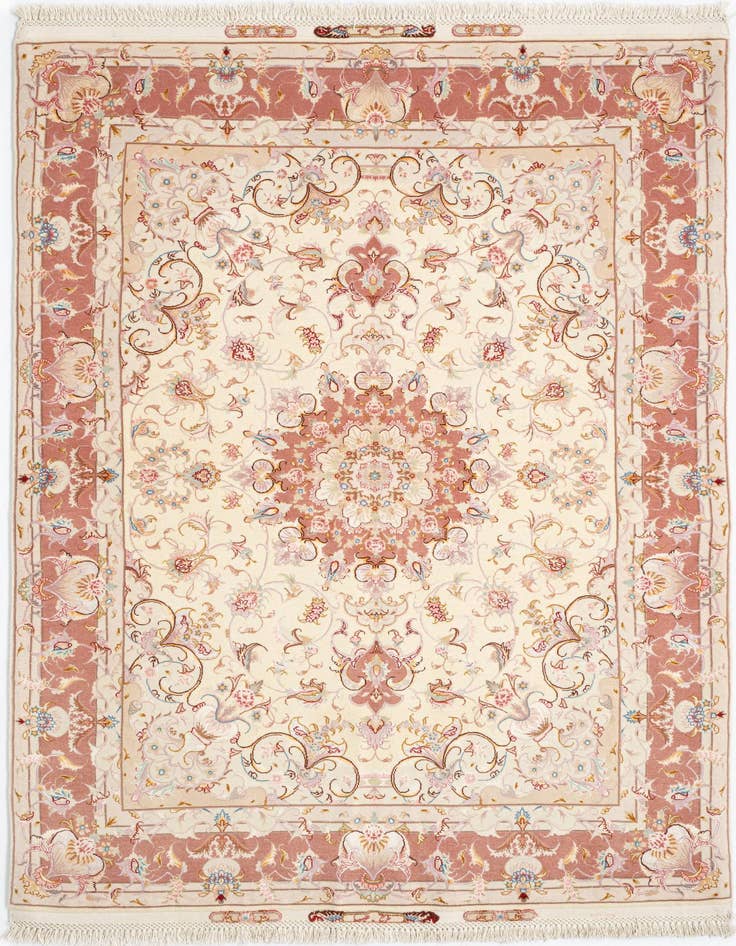 Detail image of 4' 11 x 7' 1 Tabriz Rug