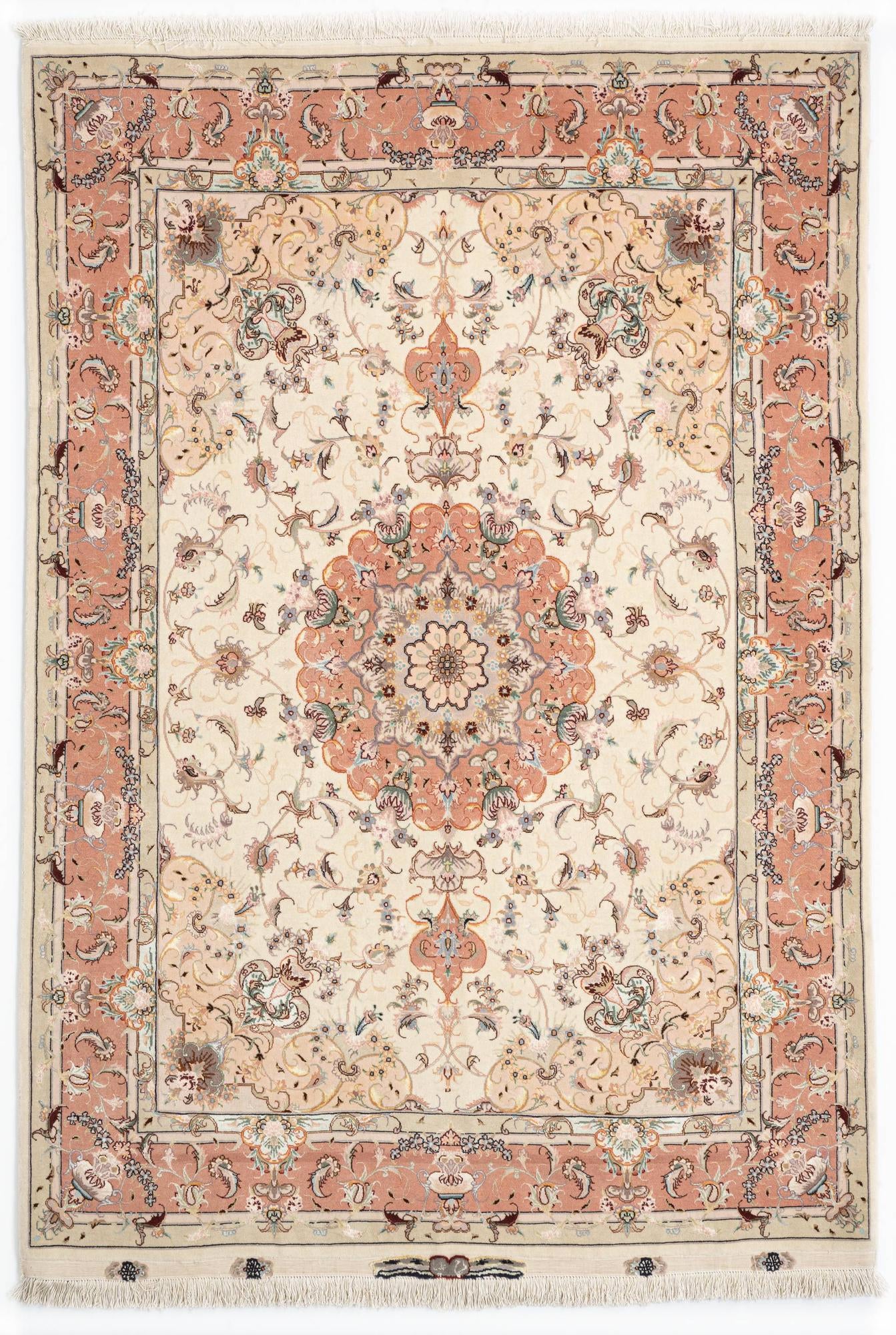 5' x 7' 3 Tabriz Rug