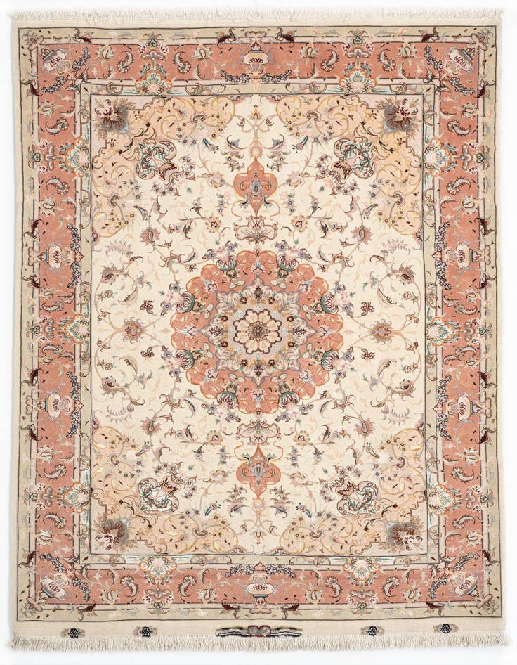 Detail image of 5' x 7' 3 Tabriz Rug