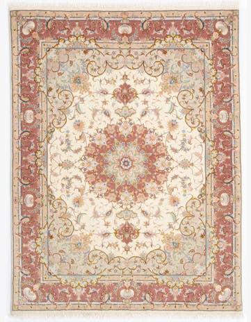 4' 11 x 6' 7 Tabriz Rug