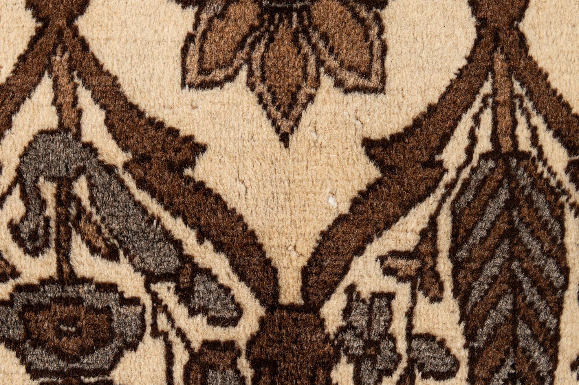 8' 8 x 11' 4 Hand Knotted Tabriz Persian Wool Rug