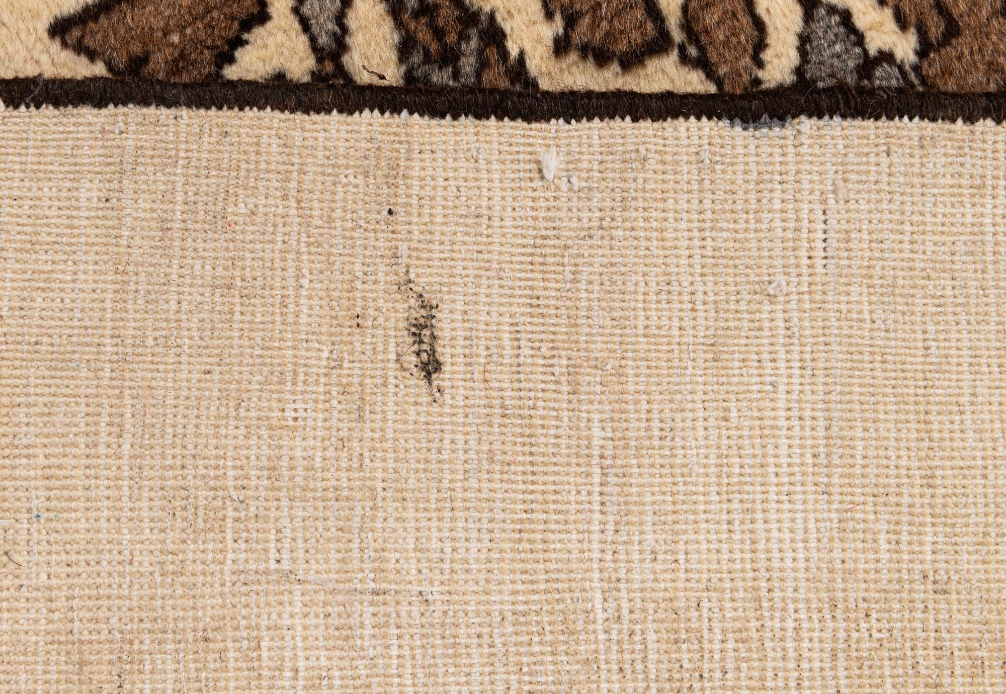 8' 8 x 11' 4 Hand Knotted Tabriz Persian Wool Rug
