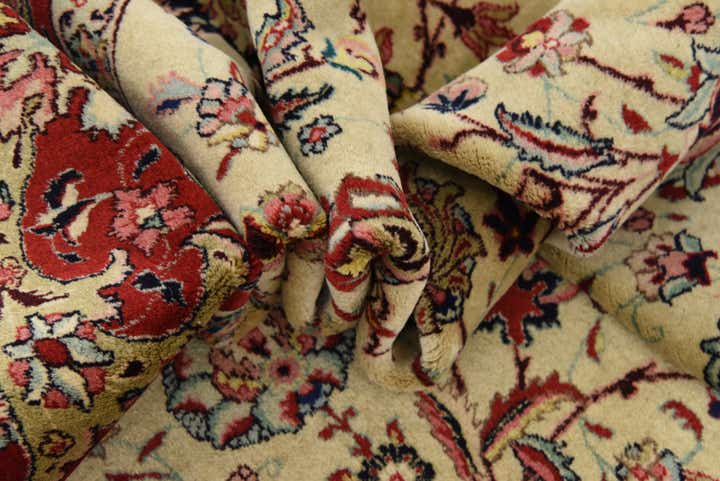 6' 5 x 9' 8 Hand Knotted Tabriz Persian Wool Rug