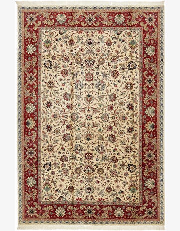 6' 5 x 9' 8 Hand Knotted Tabriz Persian Wool Rug