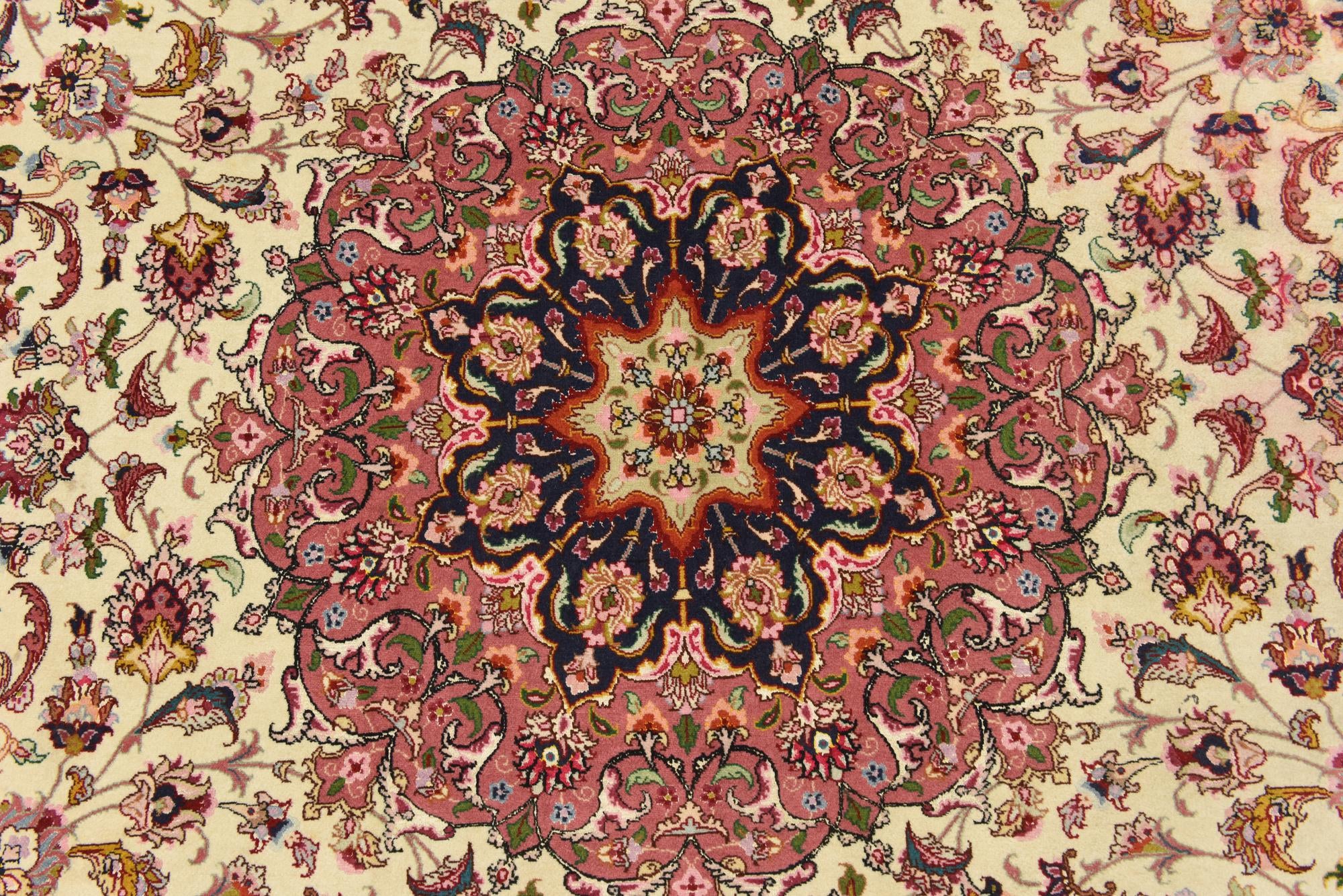 6' 6 x 10' Hand Knotted Tabriz Persian Rug