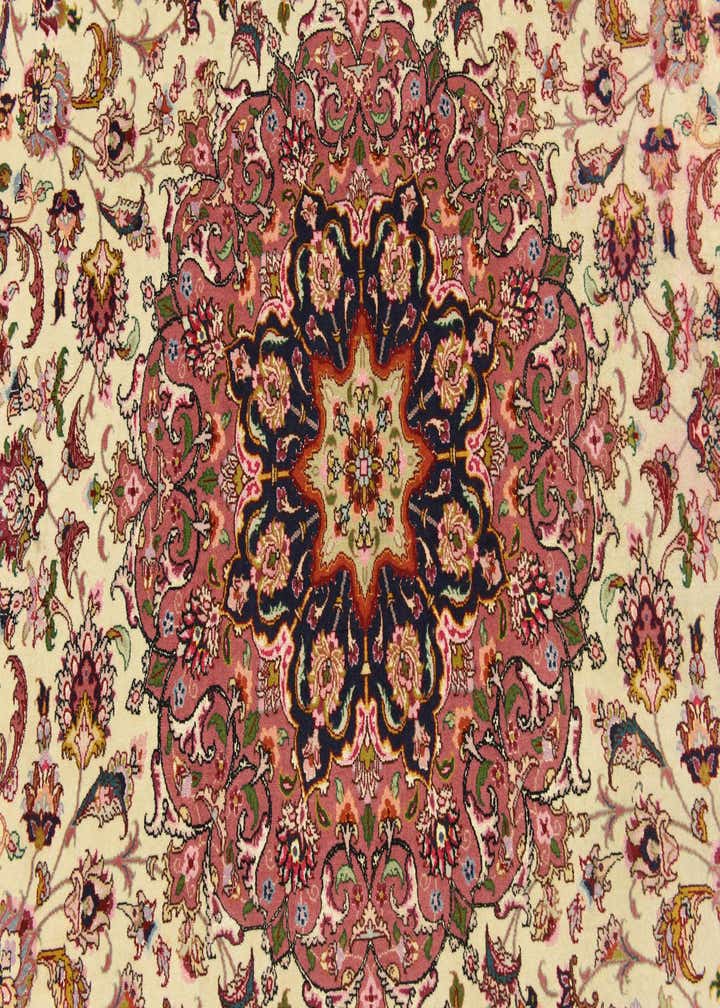 6' 6 x 10' Hand Knotted Tabriz Persian Rug