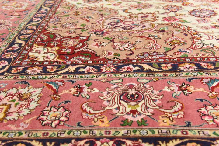 6' 6 x 10' Hand Knotted Tabriz Persian Rug