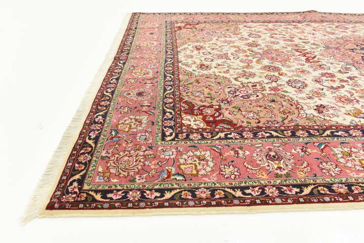 6' 6 x 10' Hand Knotted Tabriz Persian Rug
