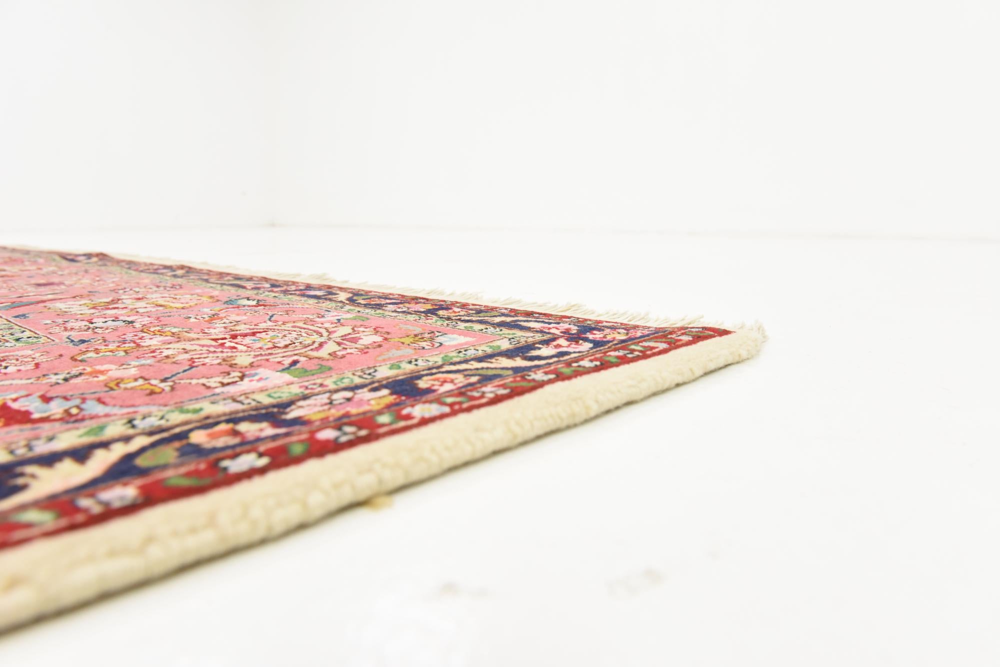 6' 6 x 10' Hand Knotted Tabriz Persian Rug