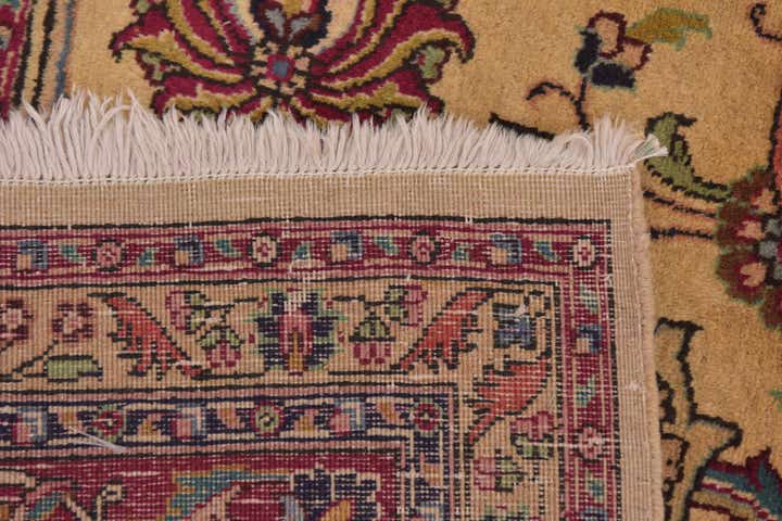 9' 3 x 12' 4 Hand Knotted Tabriz Persian Wool Rug