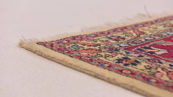 Detail image of 9' 3 x 12' 4 Hand Knotted Tabriz Persian Wool Rug