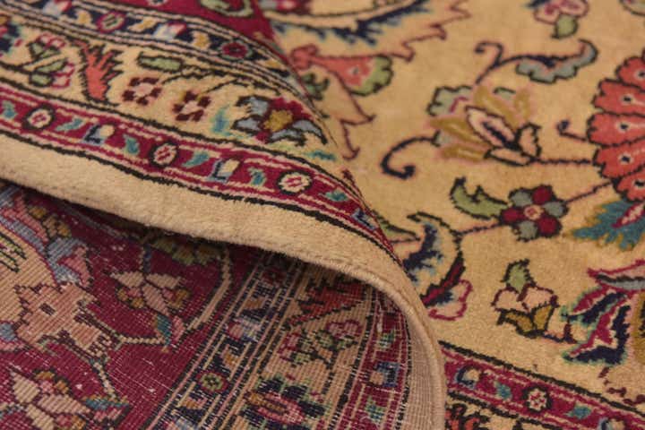 9' 3 x 12' 4 Hand Knotted Tabriz Persian Wool Rug