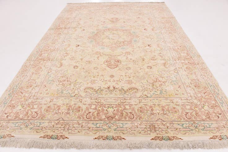 Detail image of 8' 3 x 11' 8 Hand Knotted Tabriz Persian Rug